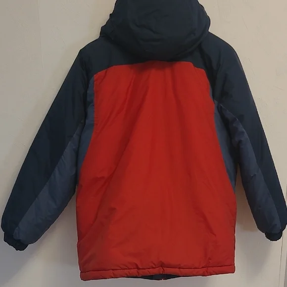 Columbia Kids Puffer Jacket in Red and Navy - Picture 8 of 13